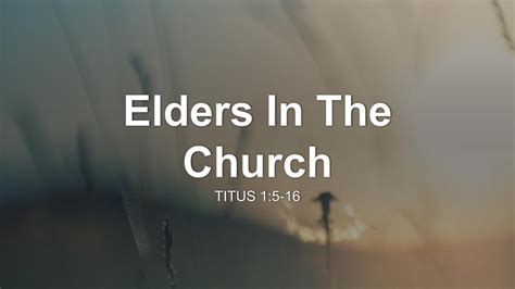 Elders .
